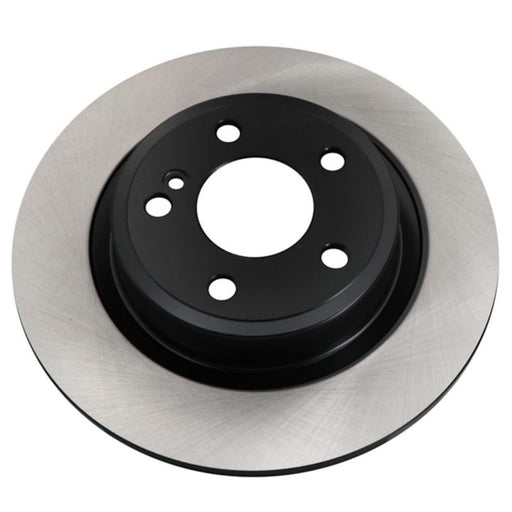 The C08029 ProSeries OE+ Brake Rotor features a black center hub and a silver disc, with multiple holes for mounting.