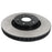 The C08203 ProSeries OE+ Brake Rotor is a vented brake disc with a black center hub and multiple mounting holes around the central opening.