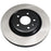 The C08388 ProSeries OE+ Brake Rotor features a silver braking surface and has a black innermost portion with five mounting holes.
