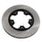 A C08715 ProSeries OE+ Brake Rotor, featuring a black center and drilled holes for mounting.