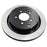 The C09064 ProSeries OE+ Brake Rotor is a black and silver circular car brake rotor with multiple holes in the center.