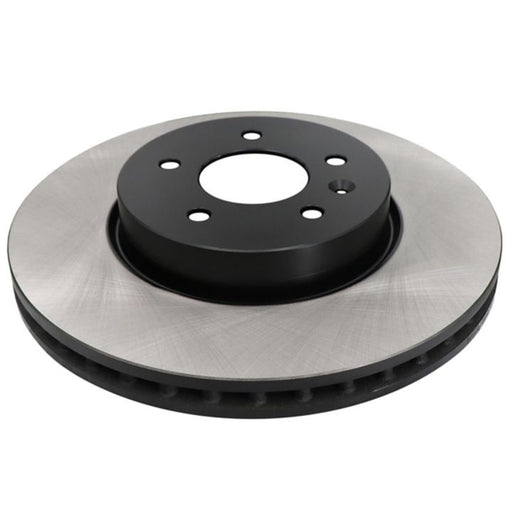 A single, C09293 ProSeries OE+ silver and black brake rotor disc displayed on a white background.