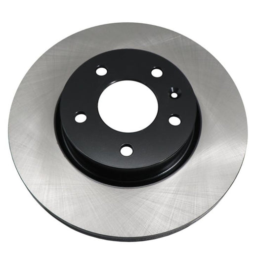Close-up of the C09309 ProSeries OE+ Brake Rotor featuring a black center and multiple holes for mounting.