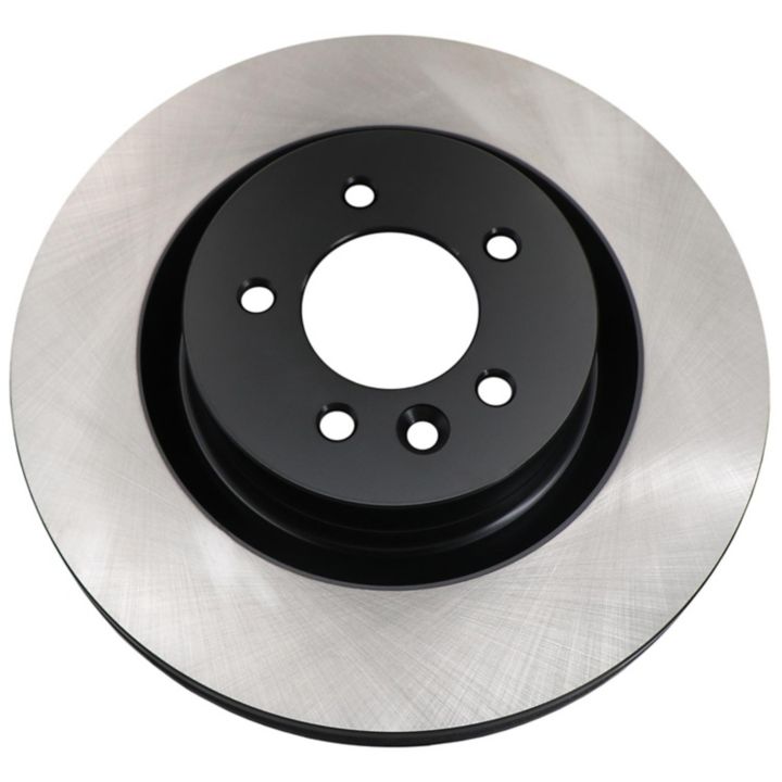 A C09699 ProSeries OE+ Brake Rotor featuring a metallic design with a black center and polished outer ring.