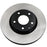The C10084 ProSeries OE+ Brake Rotor features a single brake disc rotor with a smooth, shiny silver surface and a black central hub with several holes.