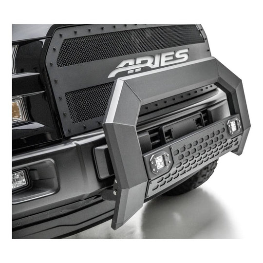 2163100 Aries AdvantEDGE Bull Bar w/ LEDs, Black