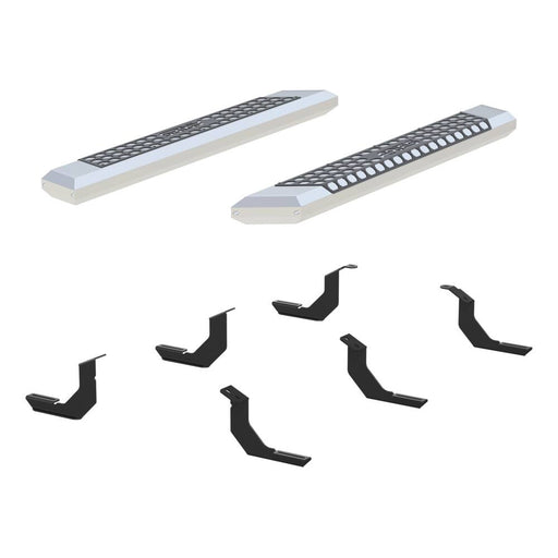 2555018 Aries AdvantEDGE 5-1/2 Running Board Kit, Chrome