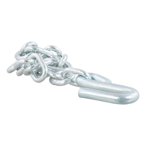 80300 27 Safety Chain with 1 S-Hook (7,000 lbs, Clear Zinc)