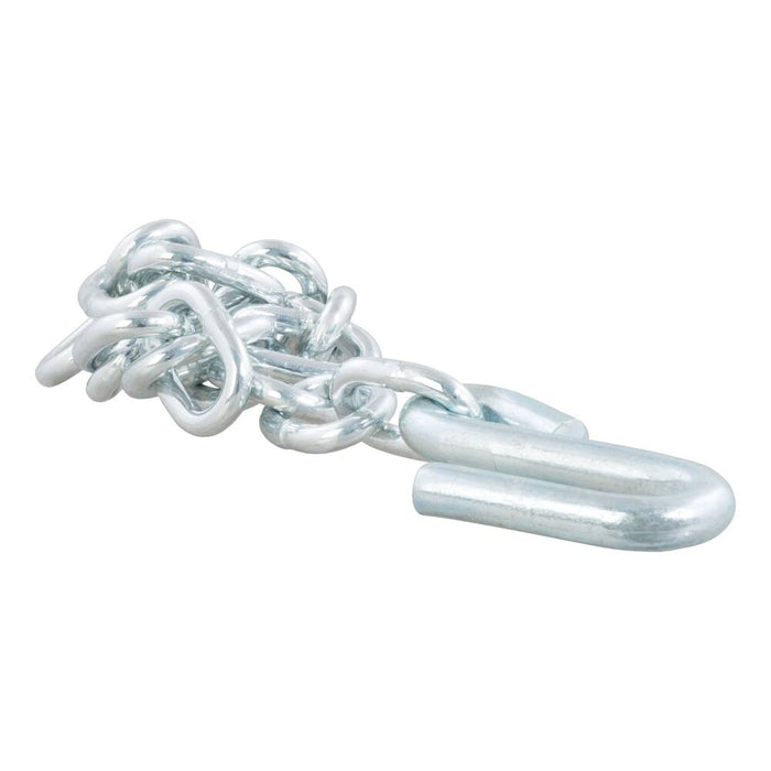 80300 27 Safety Chain with 1 S-Hook (7,000 lbs, Clear Zinc)
