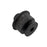 A black rubber 3047471 Pro-Series OE Control Arm Bushing with a cylindrical shape and a central hole.