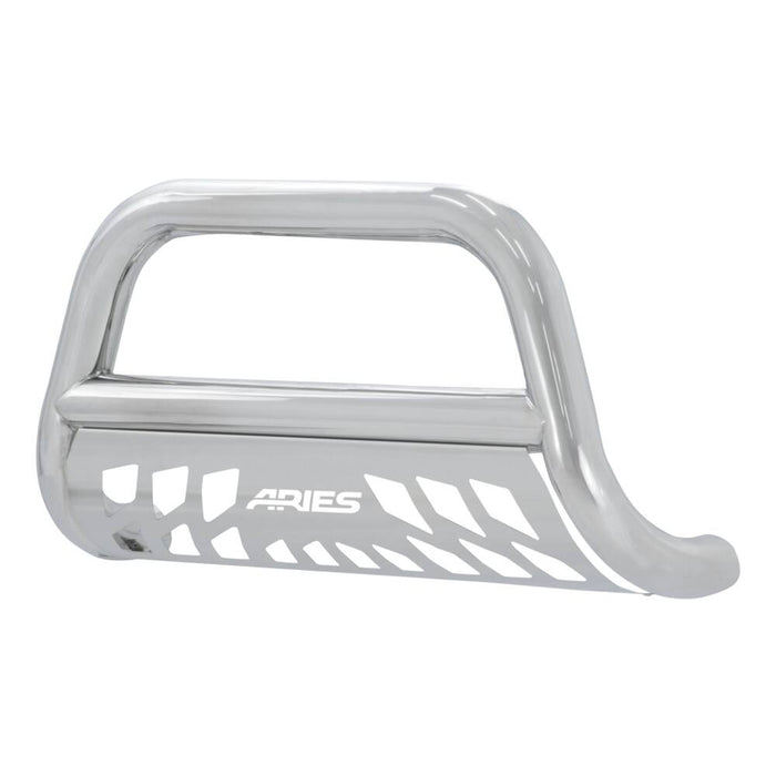 35-2010 Aries 3 Bull Bar, SS w/ Brushed SS Skid Plate