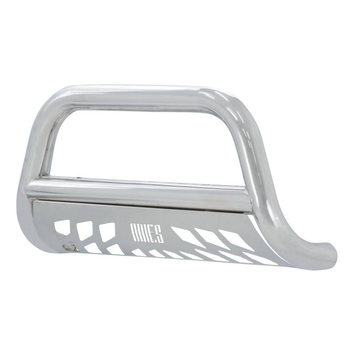 35-3006 Aries 3 Bull Bar, SS w/ Brushed SS Skid Plate