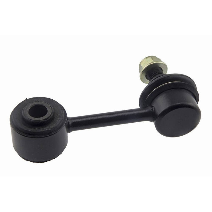 The 354750029 Pro-Series OE Stabilizer Link is a metal car suspension part featuring two cylindrical end pieces connected by a bar, set against a white background.