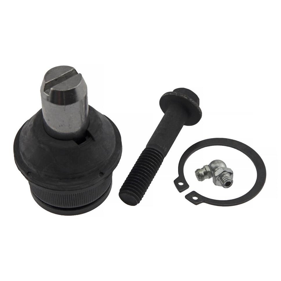 Close-up of the 3548608 Pro-Series OE Ball Joints assembly, featuring the ball joint, bolt, snap ring, and grease fitting on a white background.
