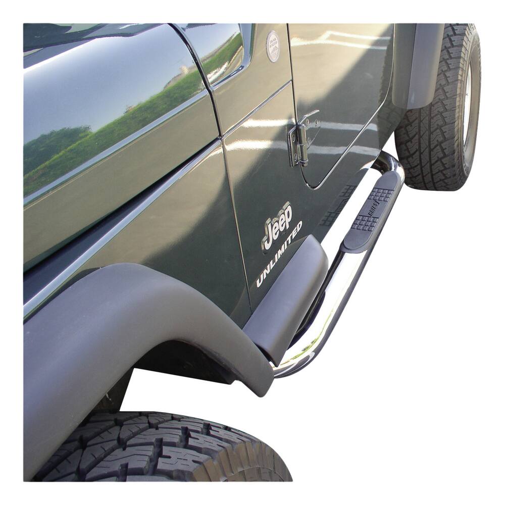 35600-2 Aries 3 Round Side Bars, Polished Stainless