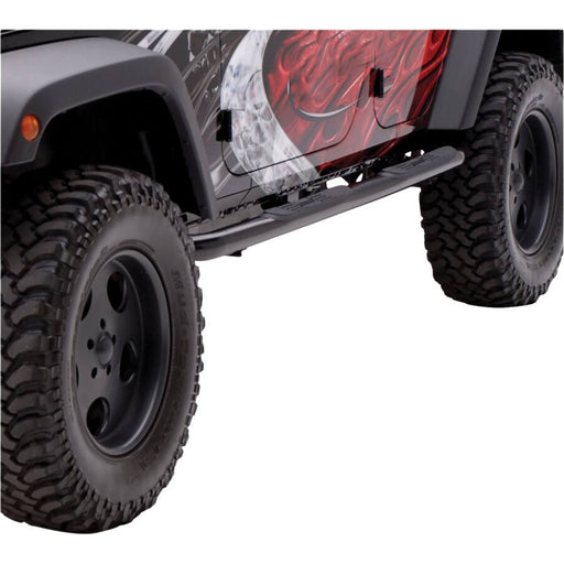 35700 Aries 3 Round Side Bars, Black