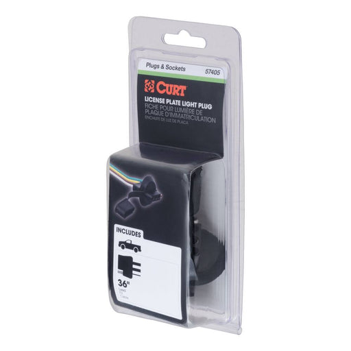 58405 4-Way Flat Plate Light Plug Connector Socket with 36 Wires