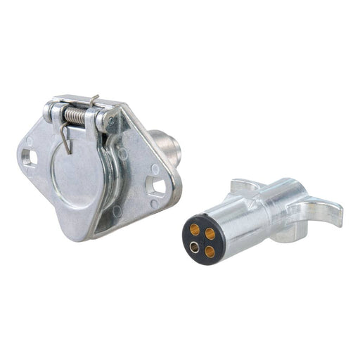 58671 4-Way Round Connector Plug & Socket (Packaged)