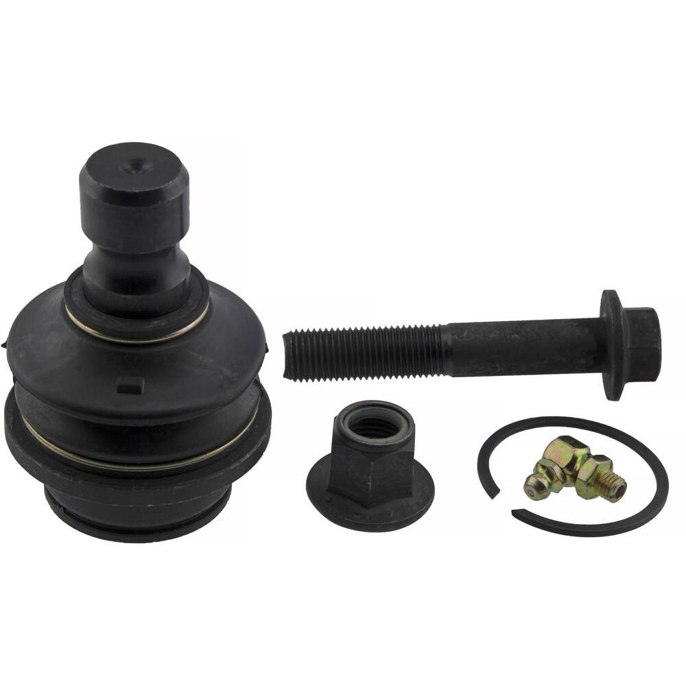 40160ZR00A Pro-Series OE Ball Joints, including bolt, nut, washers, and grease fittings in black.