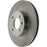 The PS41343 PROSERIES OE Brake Rotor, Rear is a metal automotive brake disc rotor featuring a central hole and multiple smaller holes for mounting.