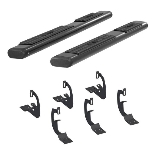 4445002 Aries 6 Oval Side Bar Kit, Black