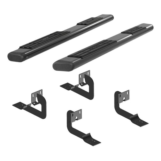 4445019 Aries 6 Oval Side Bar Kit, Black