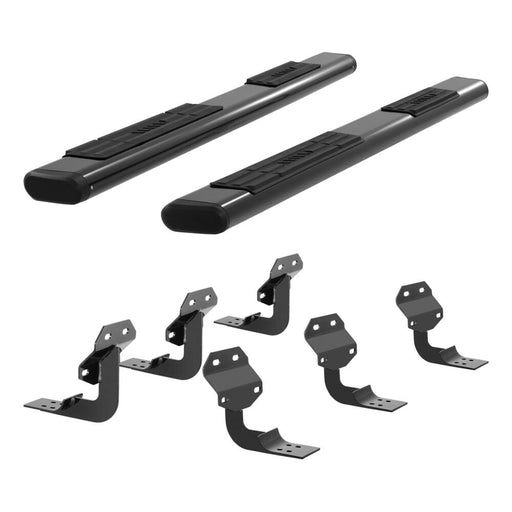 4445027 Aries 6 Oval Side Bar Kit, Black