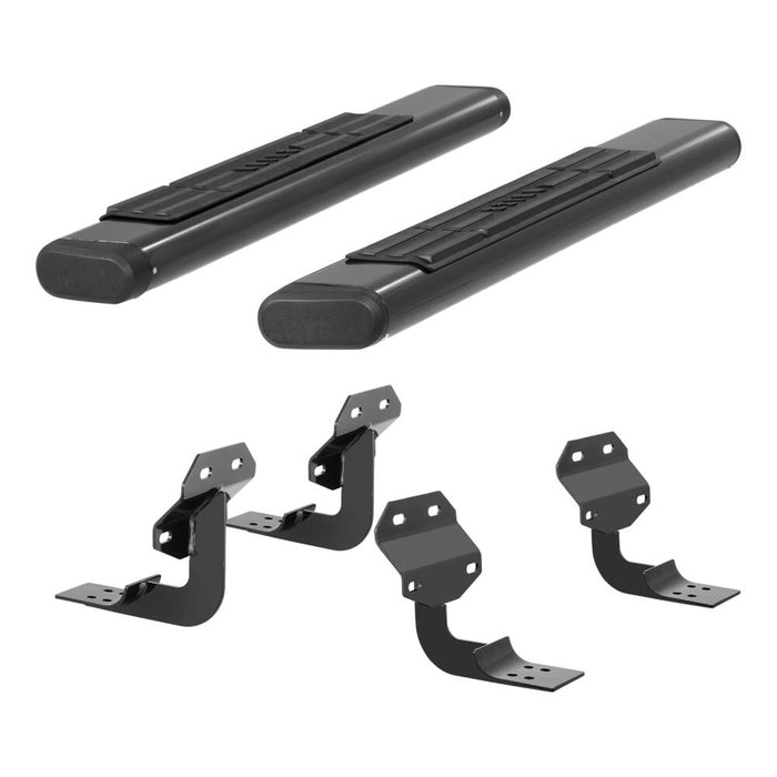 4445028 Aries 6 Oval Side Bar Kit, Black