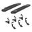 4445030 Aries 6 Oval Side Bar Kit, Black