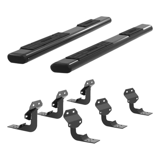 4445037 Aries 6 Oval Side Bar Kit, Black