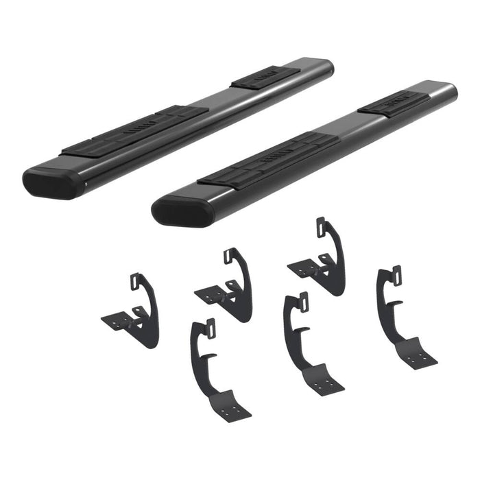 4445038 Aries 6 Oval Side Bar Kit, Black