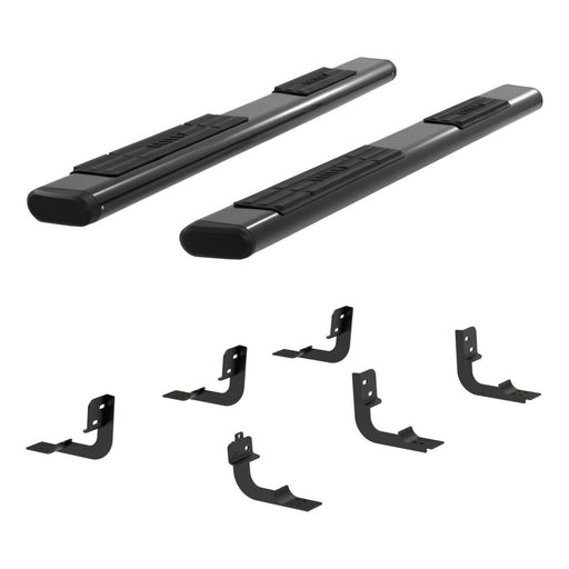 4445046 Aries 6 Oval Side Bar Kit, Black