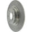 A silver metallic PS44895 Certified Brake Rotor, Rear, featuring five bolt holes and a circular groove pattern.