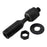 The 4550339075 Pro-Series OE Tie Rod in black, complete with a nut and washer, isolated on a white background.