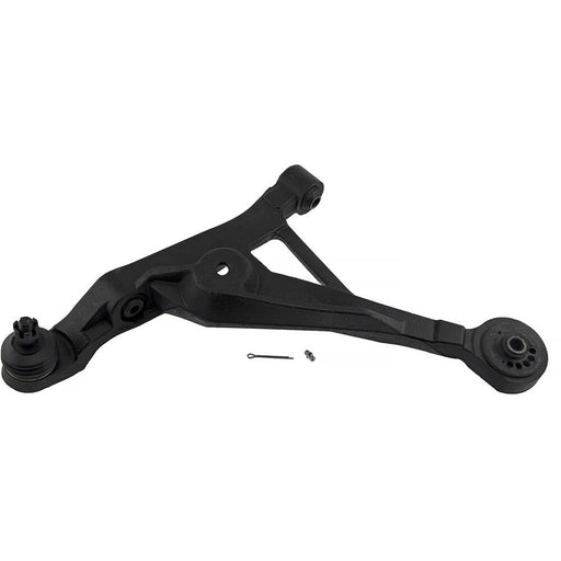 A 04616579 Pro-Series OE Control Arm With Ball Joint - Front - Upper isolated on a white background, accompanied by a cotter pin and a nut.