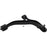A 4743834AA Pro-Series OE Control Arm in black, equipped with bushings and a ball joint.