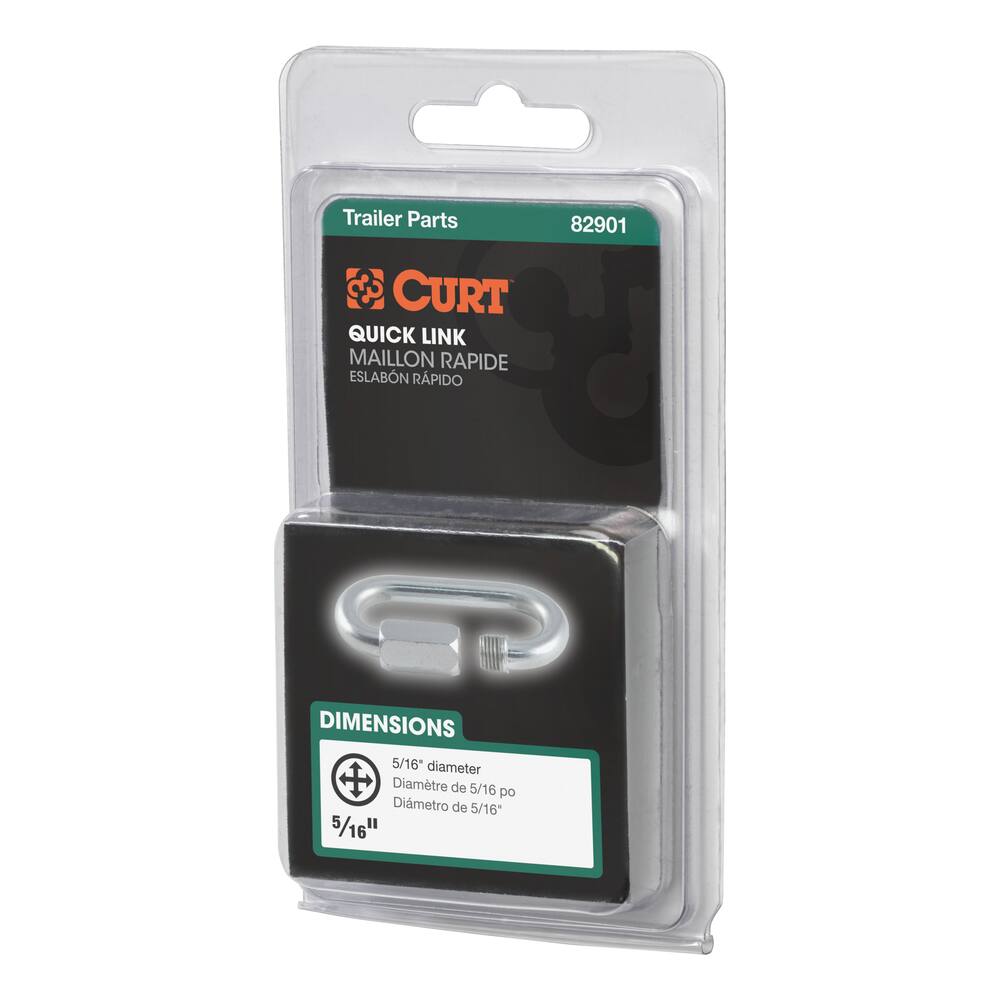82901 5/16 Quick Link (8,800 lbs. Breaking Strength, Packaged)