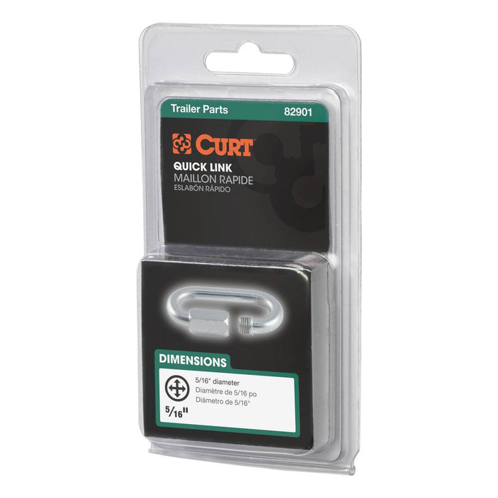 82901 5/16 Quick Link (8,800 lbs. Breaking Strength, Packaged)