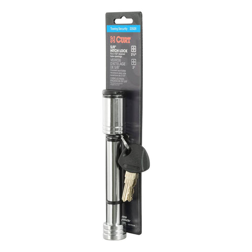 23528 5/8 Hitch Lock (2 or 2-1/2 Receiver, Barbell, Chrome)