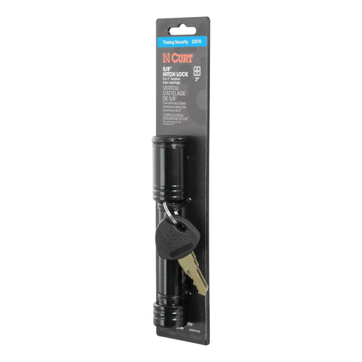 23518 5/8 Hitch Lock (2 Receiver, Barbell, Black)