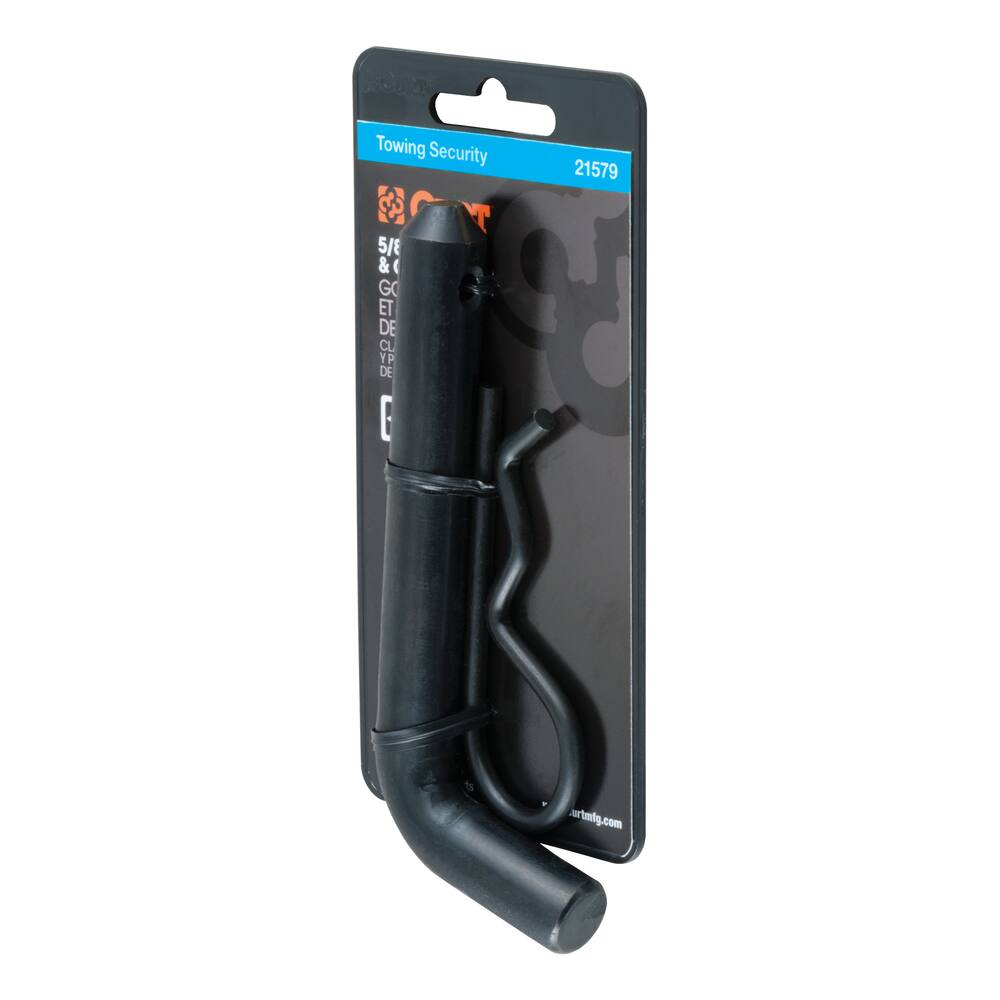 21579 5/8 Hitch Pin (2 Receiver, Black, Packaged)