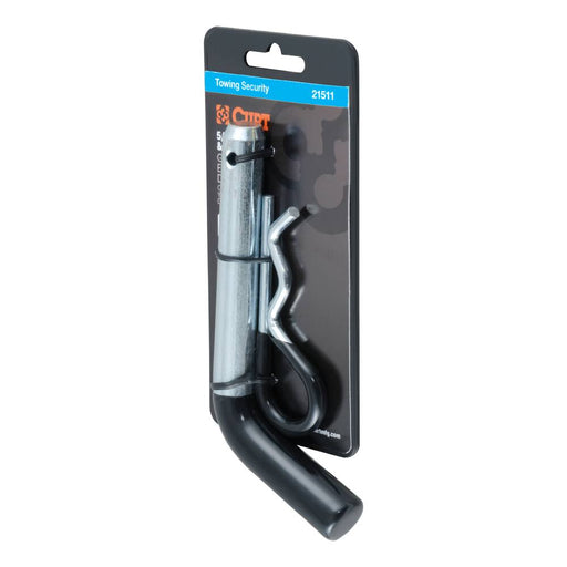 21511 5/8 Hitch Pin 2 Receiver, Zinc with Rubber Grip, Packaged