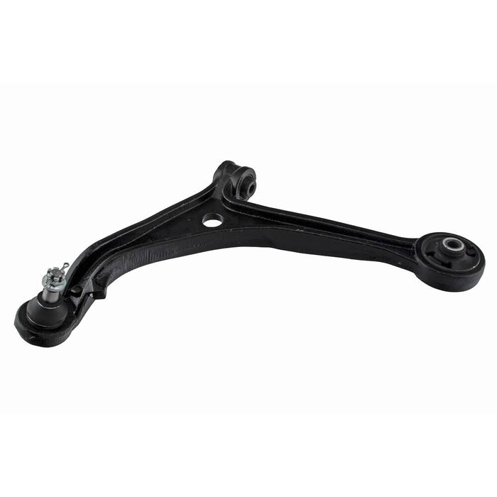 51360SHJA01 Pro-Series OE Ball Joints for black car suspension control arm with bushings, displayed on a white background.