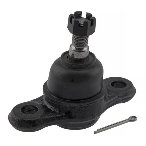 A 517602E000 Pro-Series OE Ball Joint with a cotter pin lying next to it on a white background.