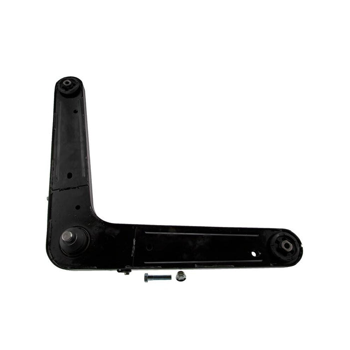 52088901AC Pro-Series OE Ball Joints, featuring black metal car control arm with bushings and bolts, isolated on a white background.
