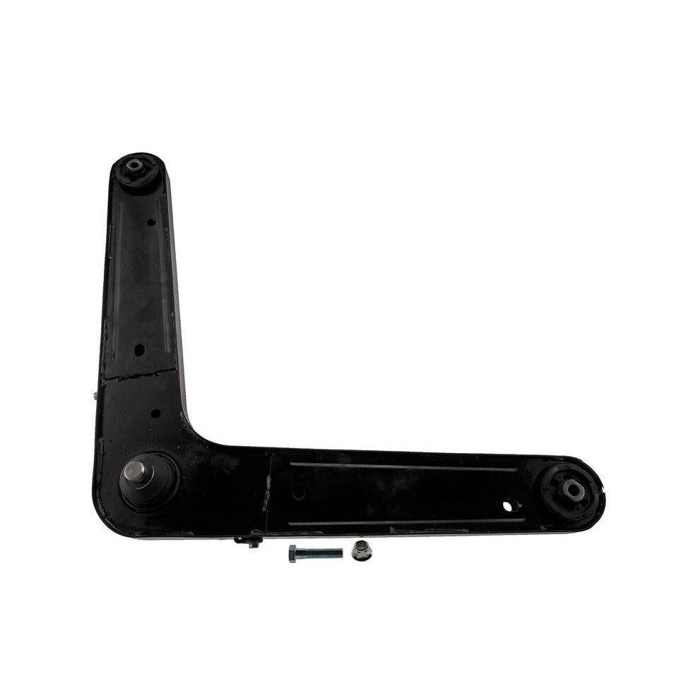 52088901AC Pro-Series OE Ball Joints, featuring black metal car control arm with bushings and bolts, isolated on a white background.