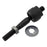 A 53010SDBA01 Pro-Series OE Tie Rod is a black, cylindrical, heavy-duty automotive tool featuring a threaded rod and an accompanying metal washer, set against a white background.