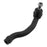 The 53540SEPA02 Pro-Series OE Tie Rod, featuring a black curved design and equipped with a metal nut and bolt on one end, is displayed against a white background.