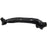 A Pro-Series OE Control Arm With Ball Joint - Front - Upper in black metal, featuring bushings and holes.