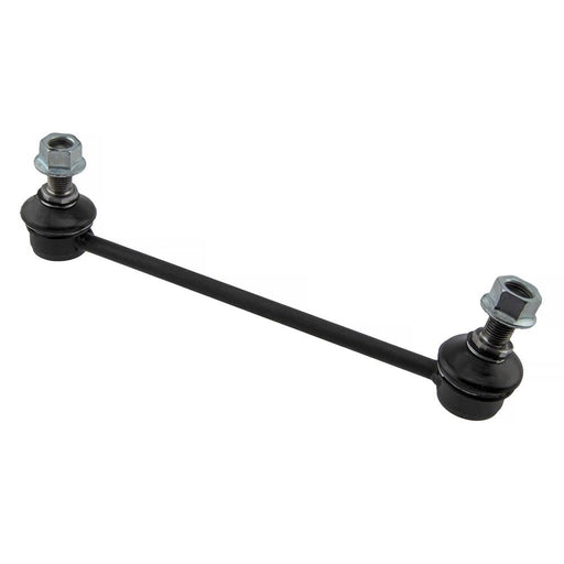 The 555302E000 Pro-Series OE Stabilizer Link Kit features a metal car suspension stabilizer bar link, complete with rubber bushings and bolts on both ends.